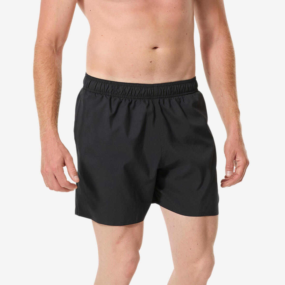 Short de bain homme, noir logo