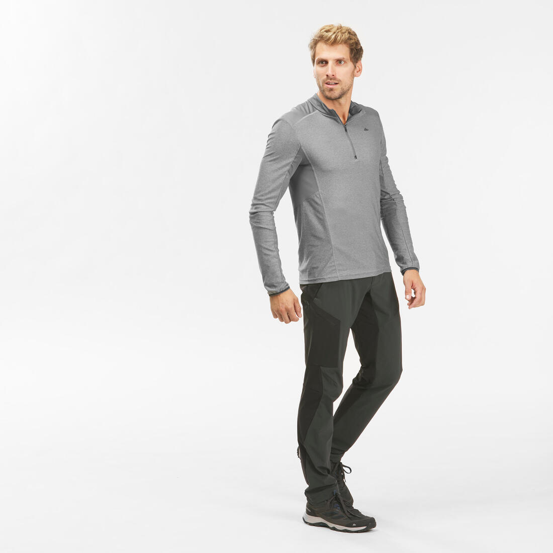 T-Shirt Manches longues de randonnée montagne homme - MH500
