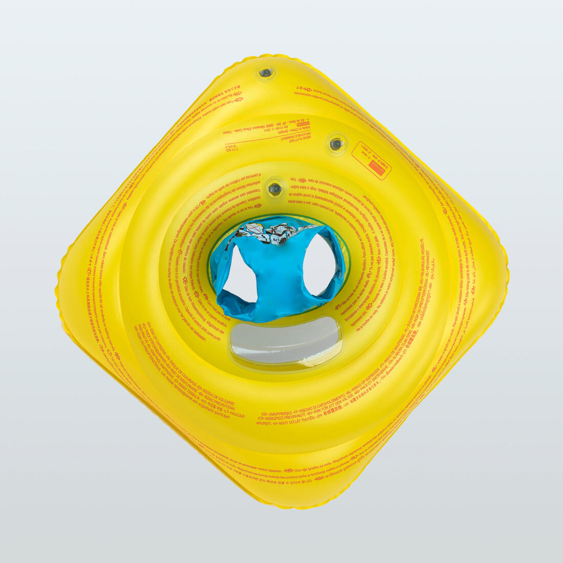 Bouée siège de piscine avec poignées Bébé 7-11kg - jaune