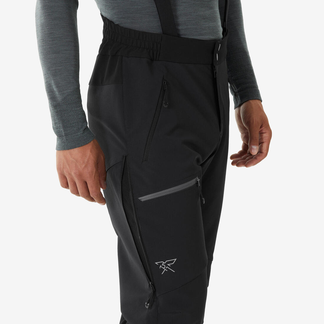 Pantalon alpinisme chaud homme, Alpinism Noir