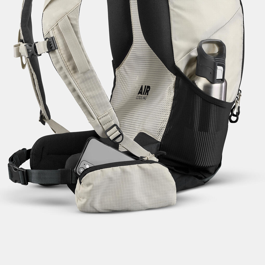 Sac à dos de randonnée montagne 20L, MH100 noir