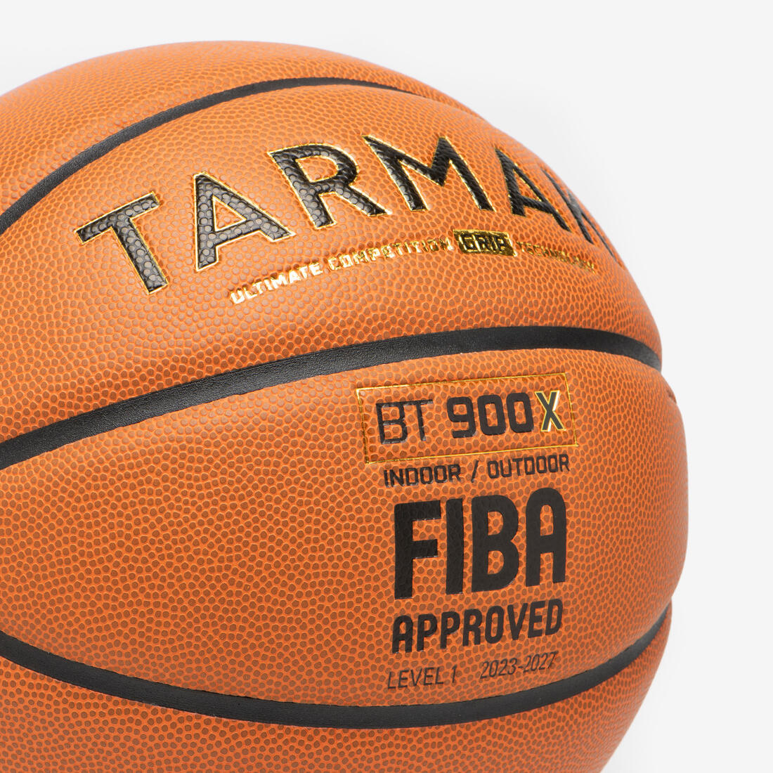 Ballon de basketball FIBA taille 7 - BT900 Grip Touch orange