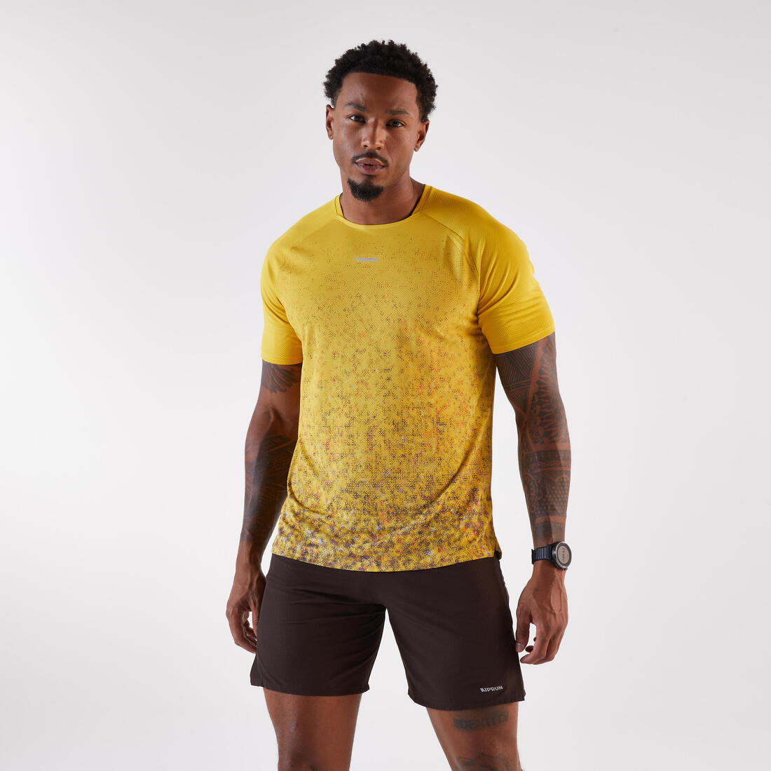 T-shirt de trail Homme, Kiprun Run 500