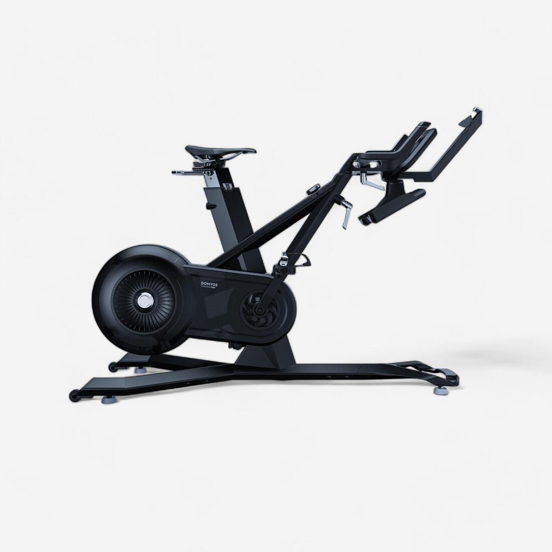 Challenge bike ultra silencieux, fluide, performant, 1500w et connecté à zwift – noir