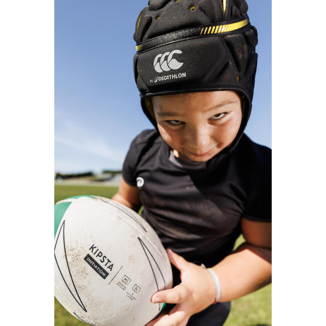 Ballon d'initiation de rugby taille 4, Vert