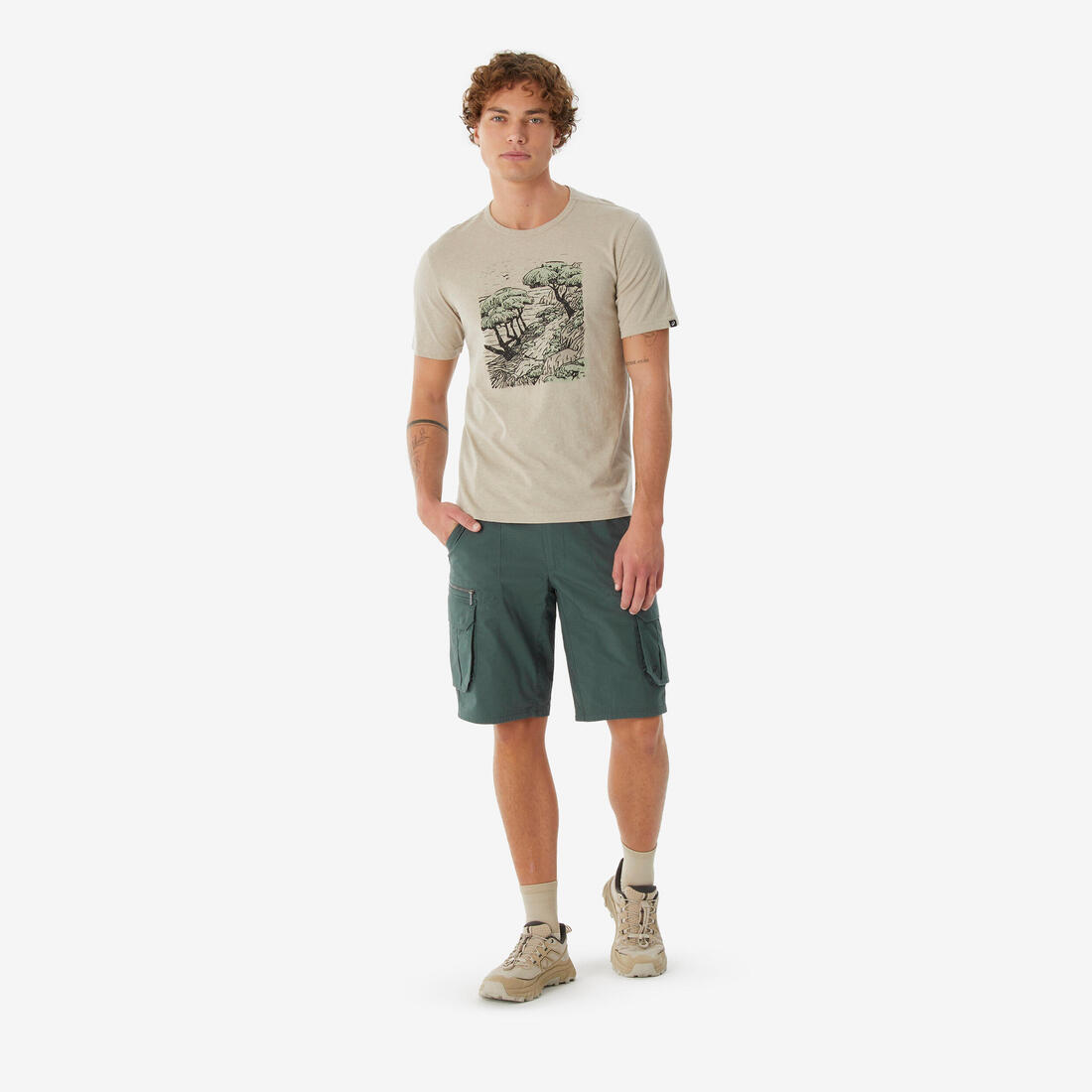 Short de randonnée homme, NH500 Cargo