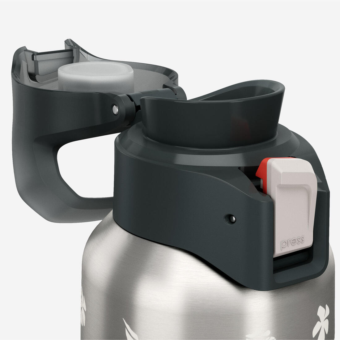 Gourde 900 isotherme inox 0,5L bouchon à ouverture rapide pour la randonnée
