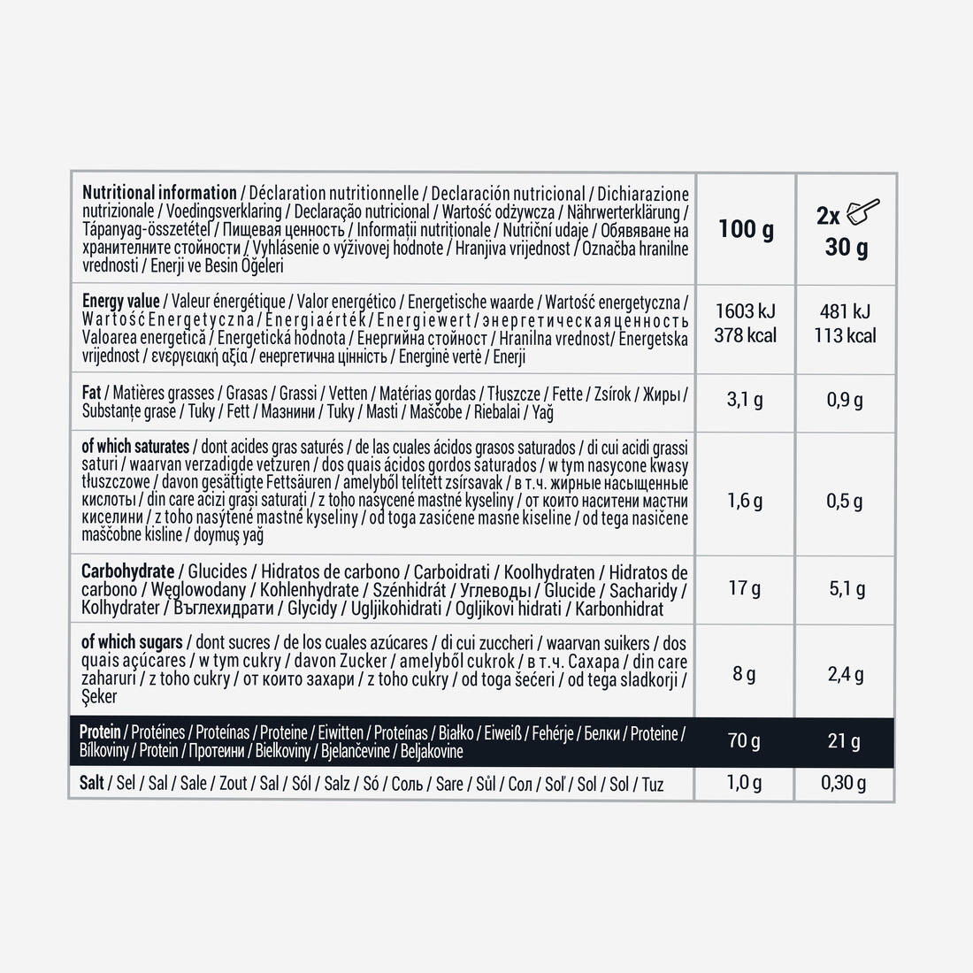 Whey protéine chocolat 1,5kg