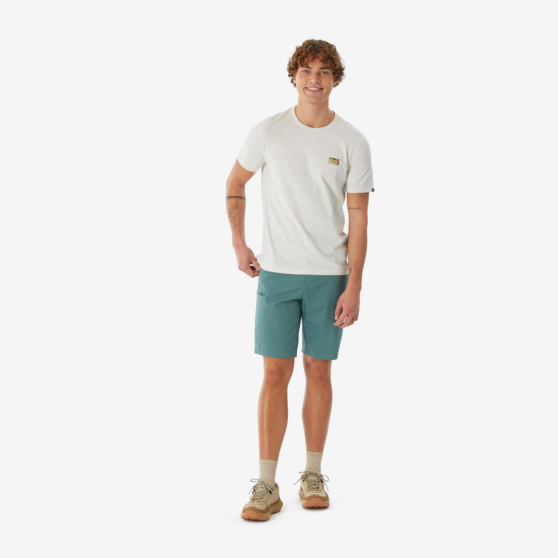 Short de randonnée homme, NH500 Regular