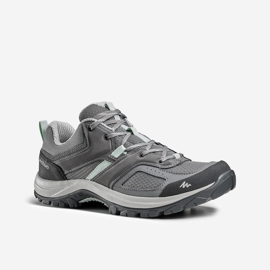 Chaussures de randonnée femme, MH100 gris