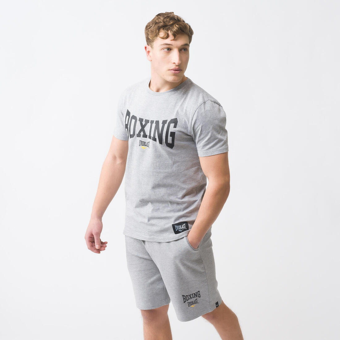 T-SHIRT EVERLAST MANCHES COURTES GRIS 23