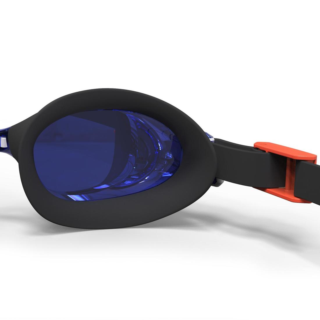 Lunettes de natation Taille Unique - Bfit blanches verres miroirs