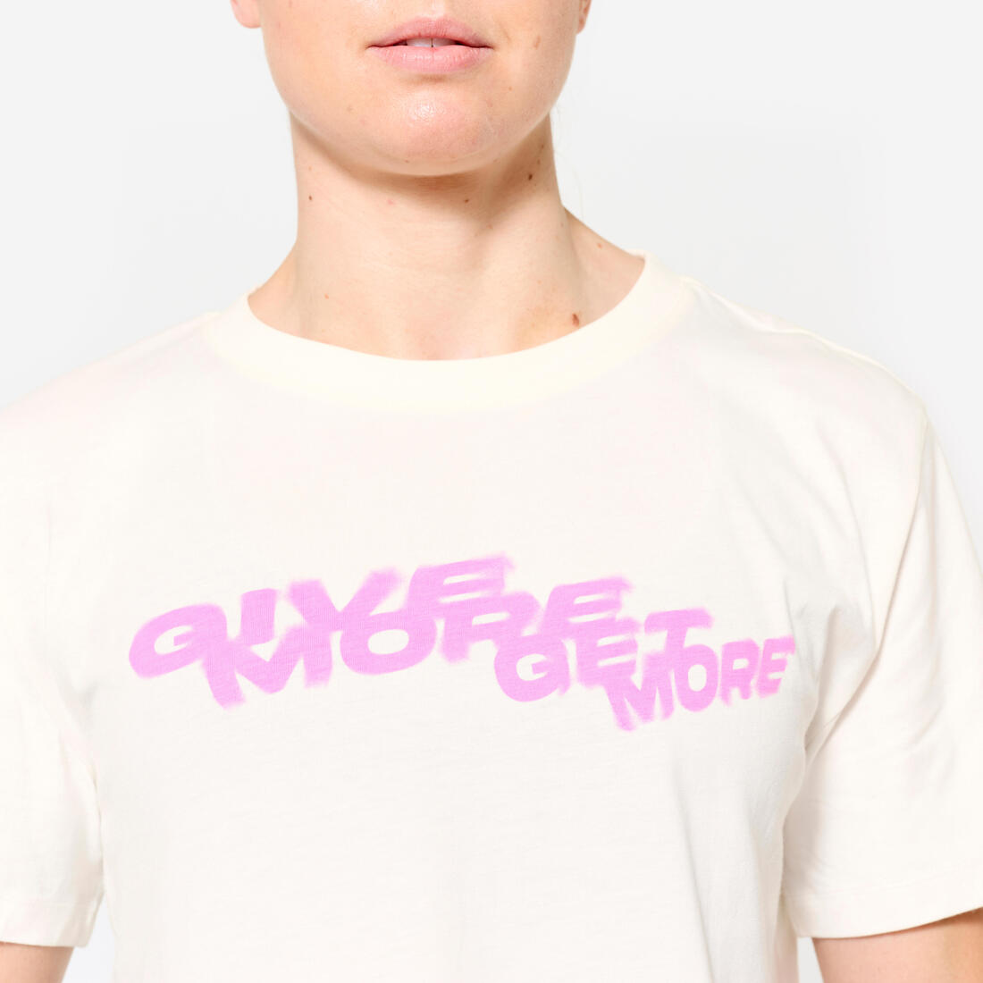 Crop top de musculation coupe ample femme