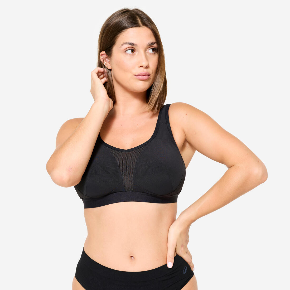 Brassière bretelles croisables maintien fort femme