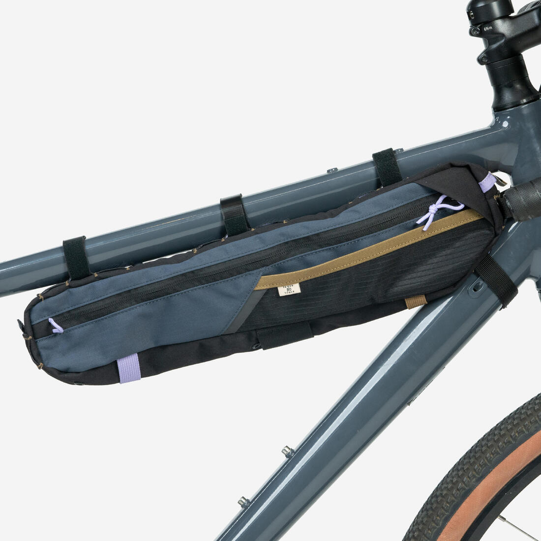 SACOCHE VELO DE CADRE HALF-FRAME 2,5 LITRES BIKEPACKING  ADVT 500
