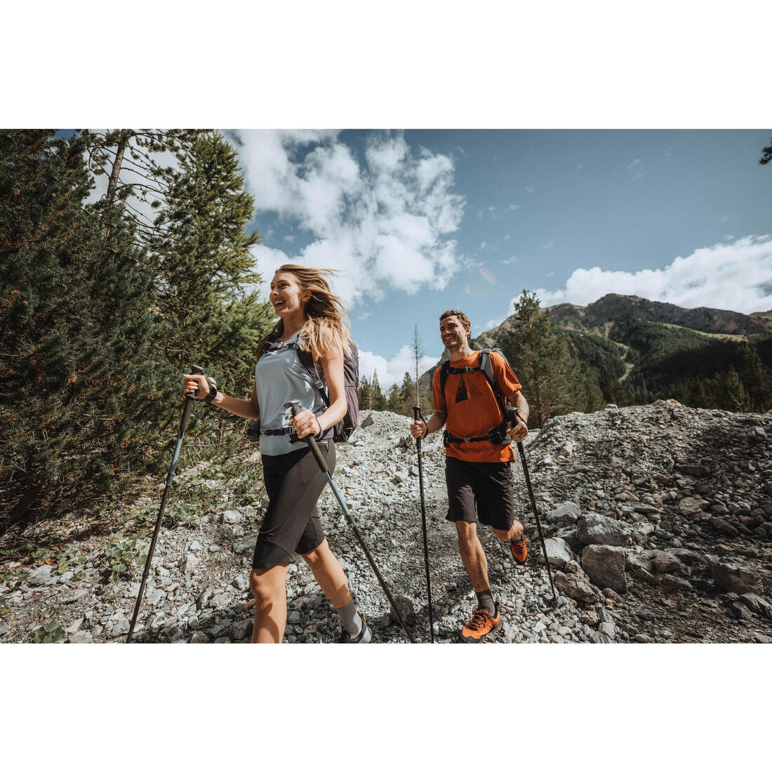 Short long de randonnée homme, MH500