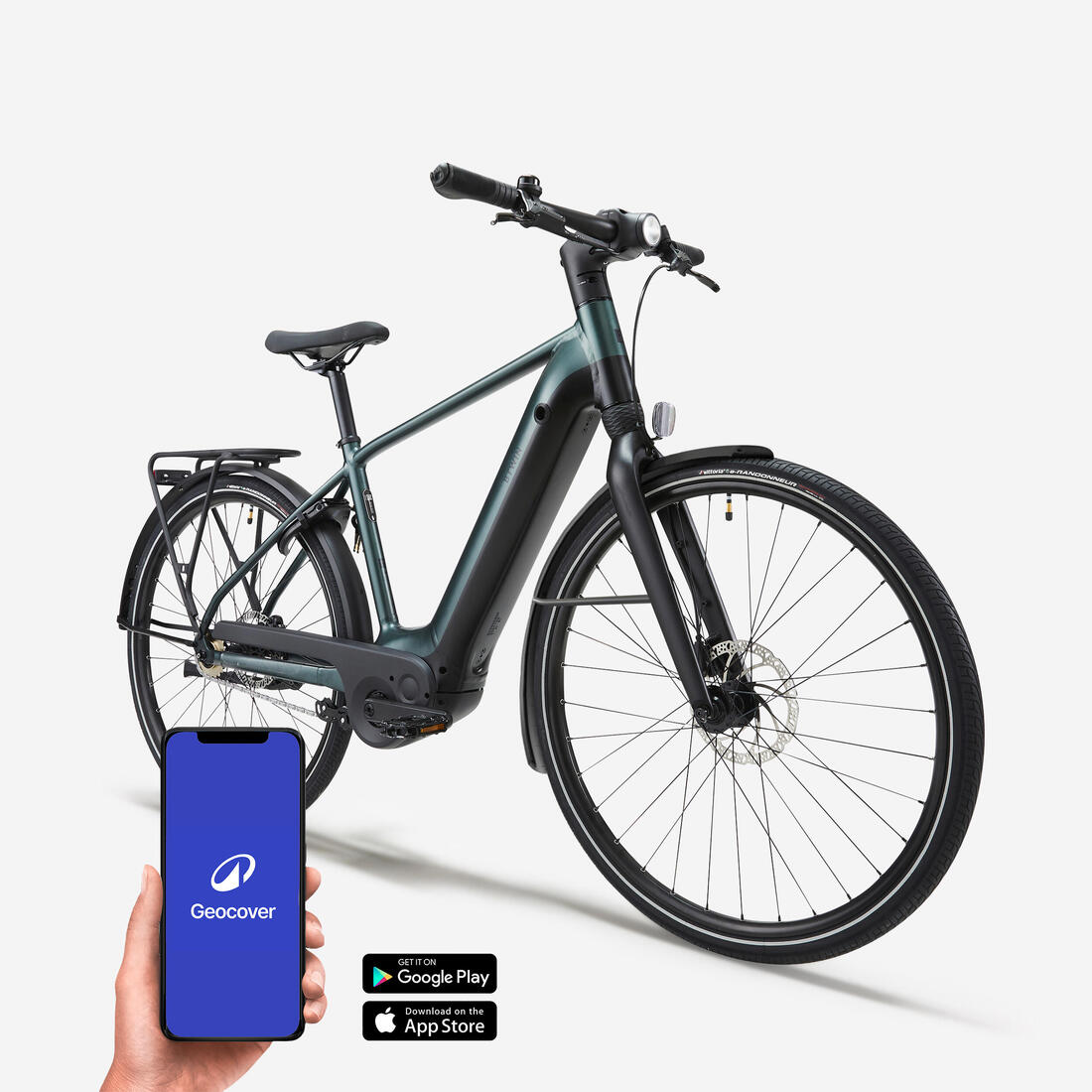 VELO VILLE ELECTRIQUE A MOTEUR AUTOMATIQUE OWURU CADRE HAUT LD 920 E