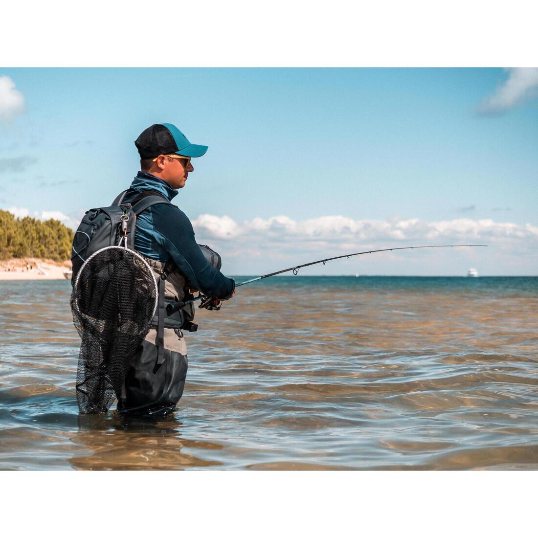 COMBO shad texan anchois ANCHO 70 6gr BLANC/DOS en mer