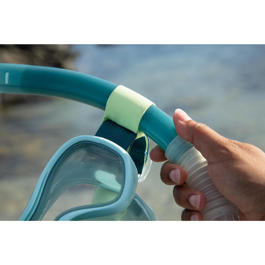 Tuba plongée sec avec soupape système drytop - 100 Dry Top