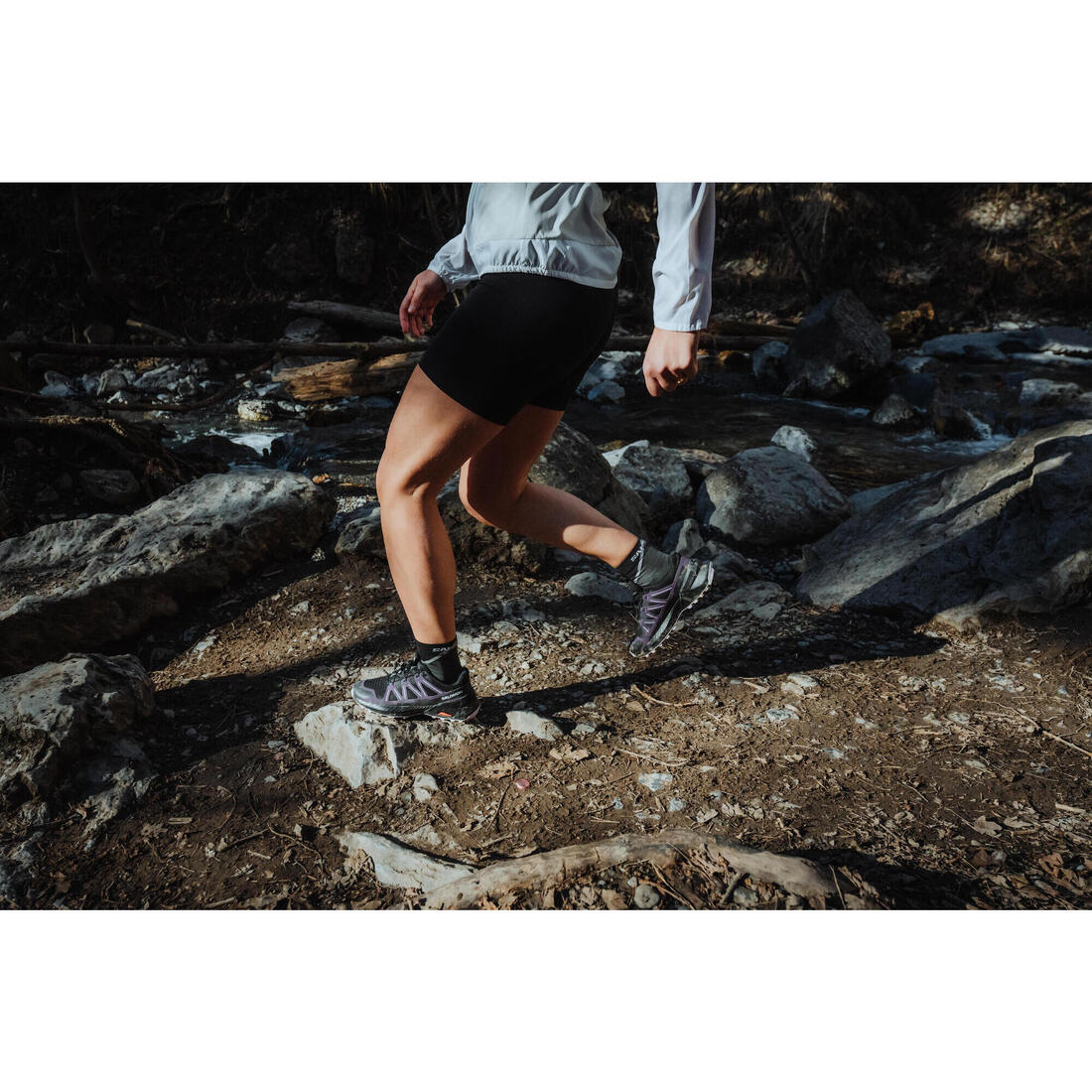 Chaussures de trail running pour femme, Salomon Speedcross Peak W noires.