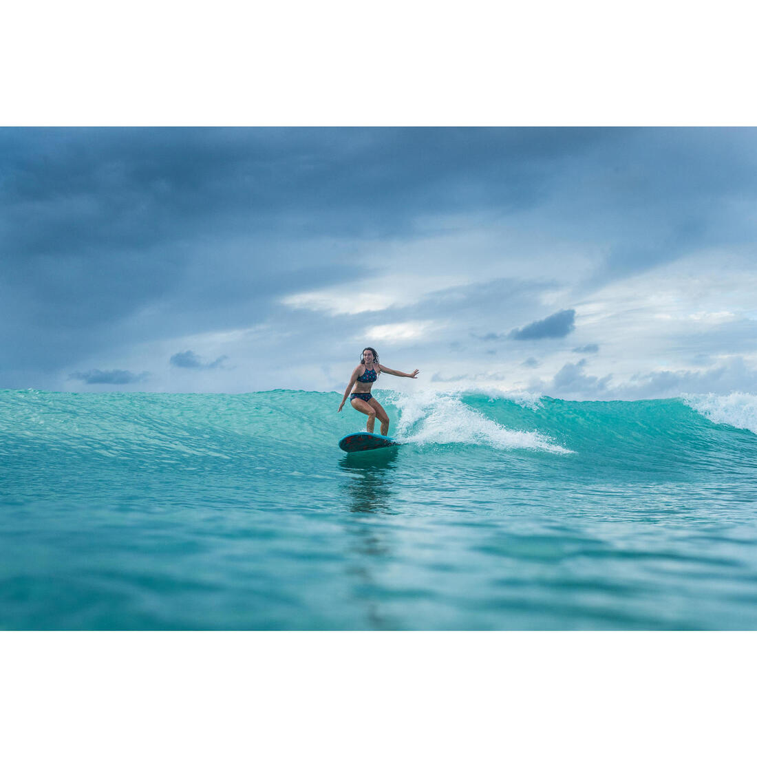 Haut de maillot de bain femme brassière de surf dos dégagé ANDREA KOGA MALDIVES