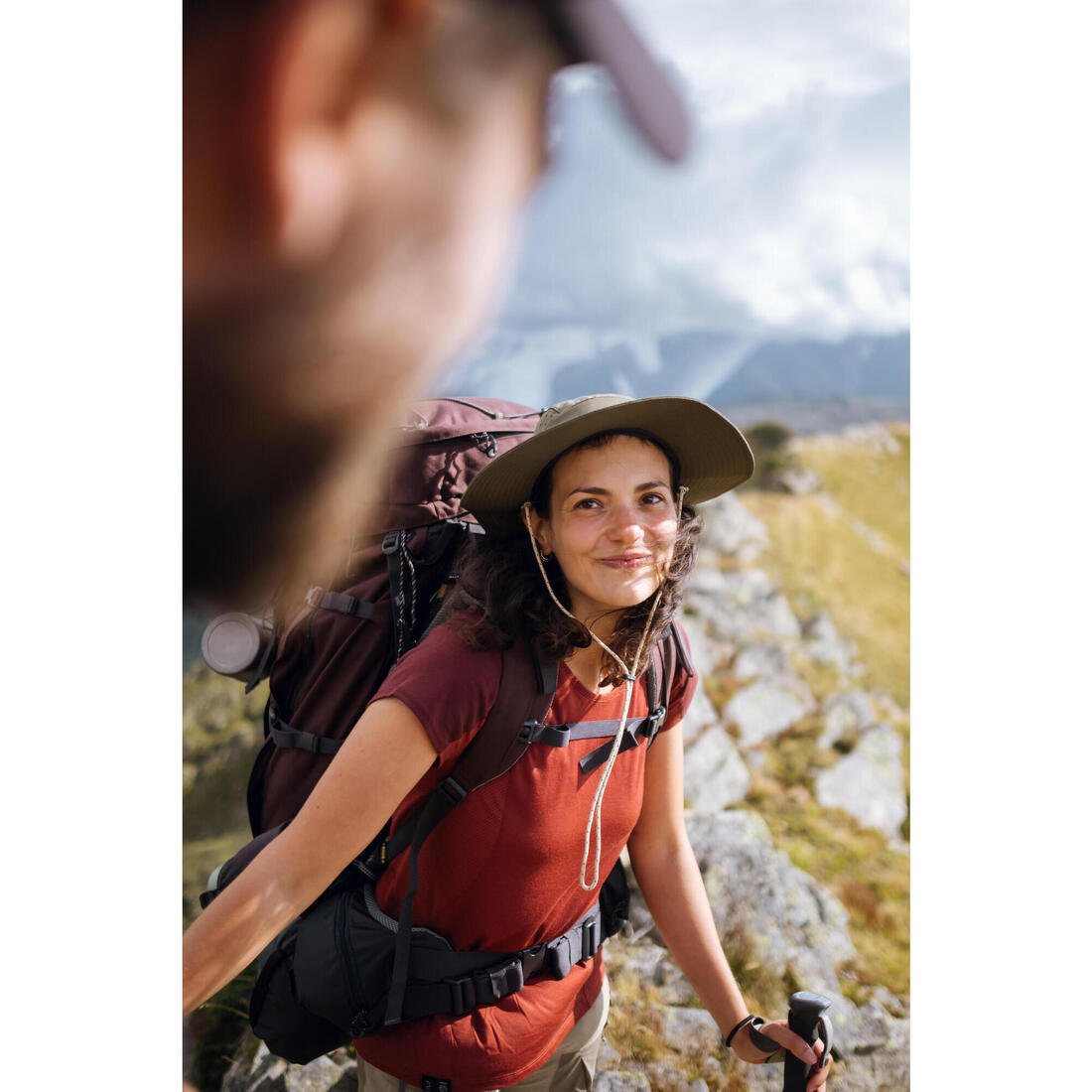 CHAPEAU TREKKING ANTI-UV - MT500 - HOMME