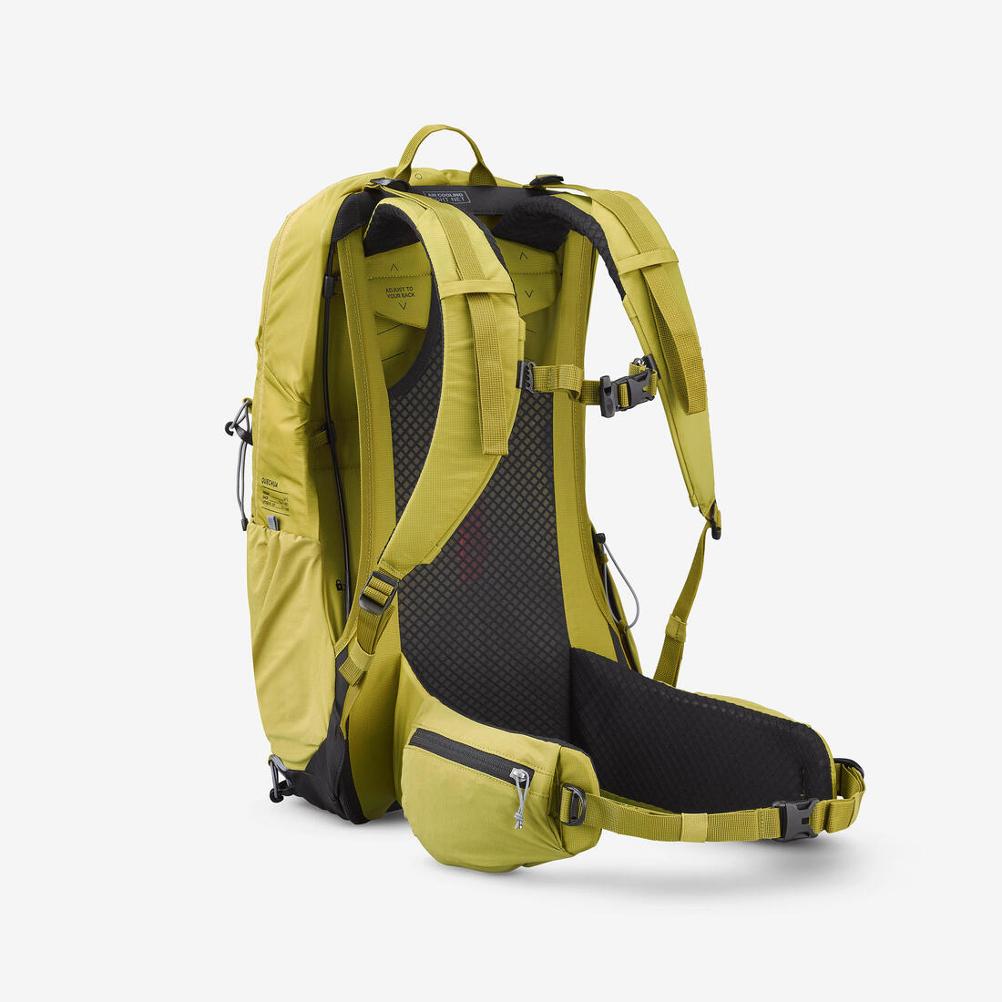 Sac à dos de randonnée ventilé 25L, MH500 khaki