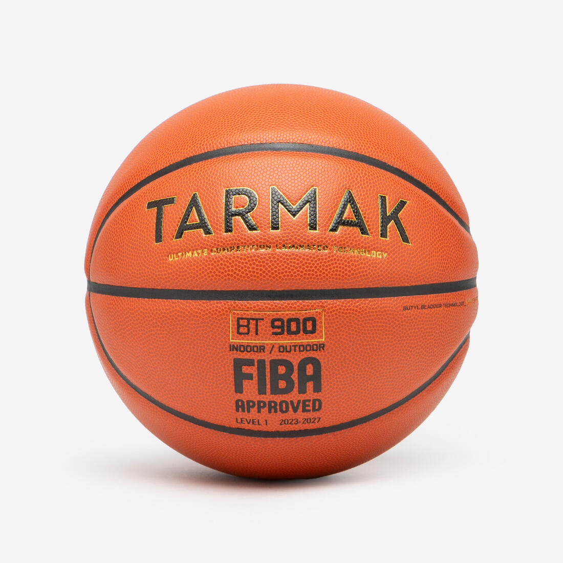 Ballon de basket BT900 taille 7. Homologué FIBA pour garçon et adulte