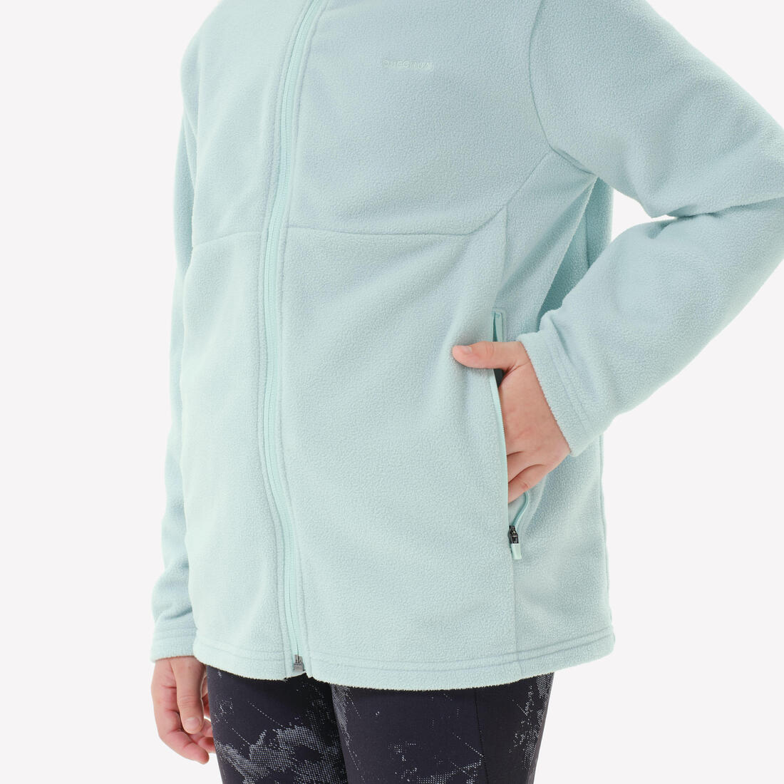 Veste polaire de randonnée enfant 7-15 ans, MH500 zip
