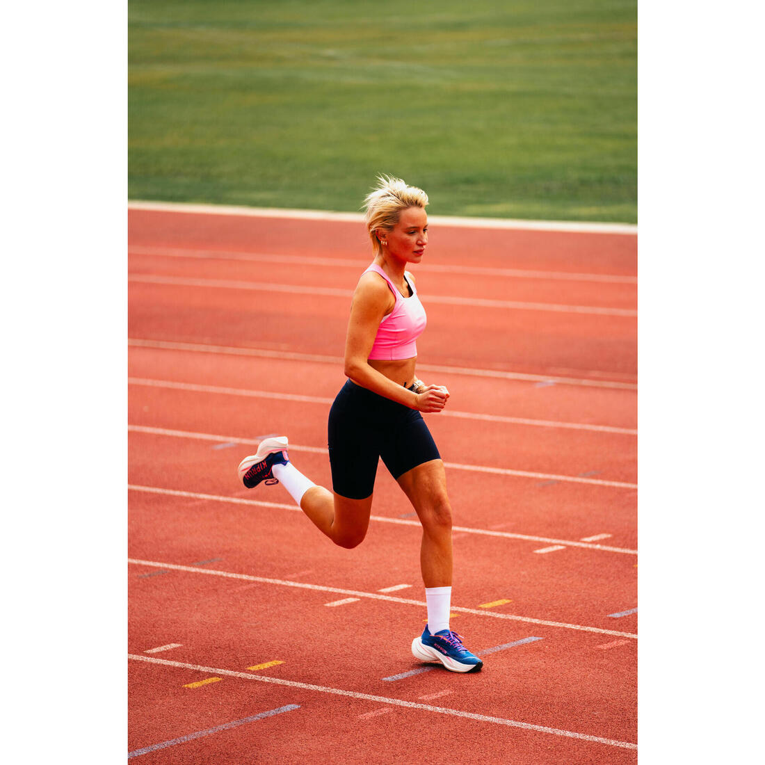 Short cycliste running femme - kiprun run 900 light