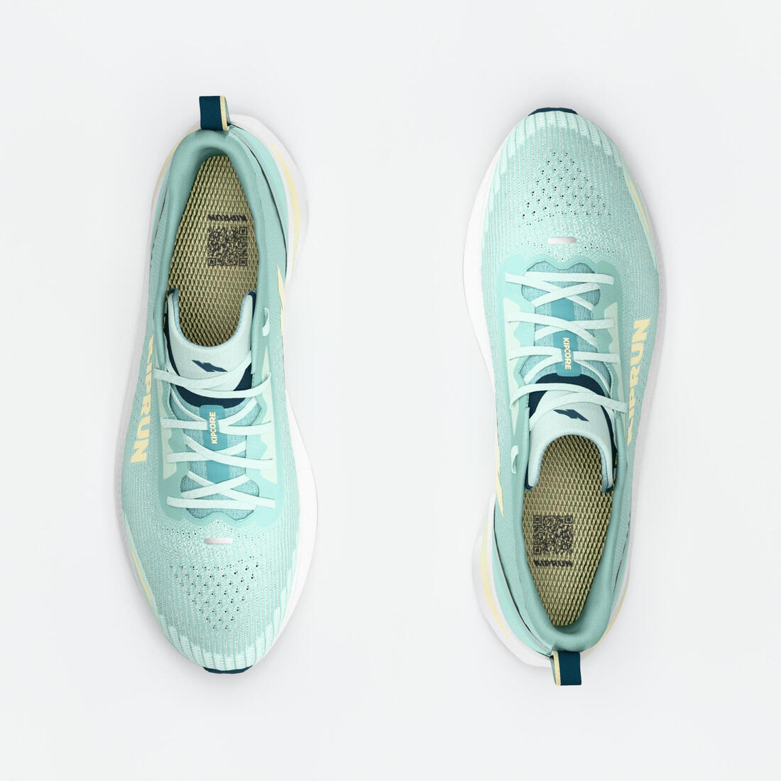 Chaussures de Running Femme, Kiprun Kipcore blanche