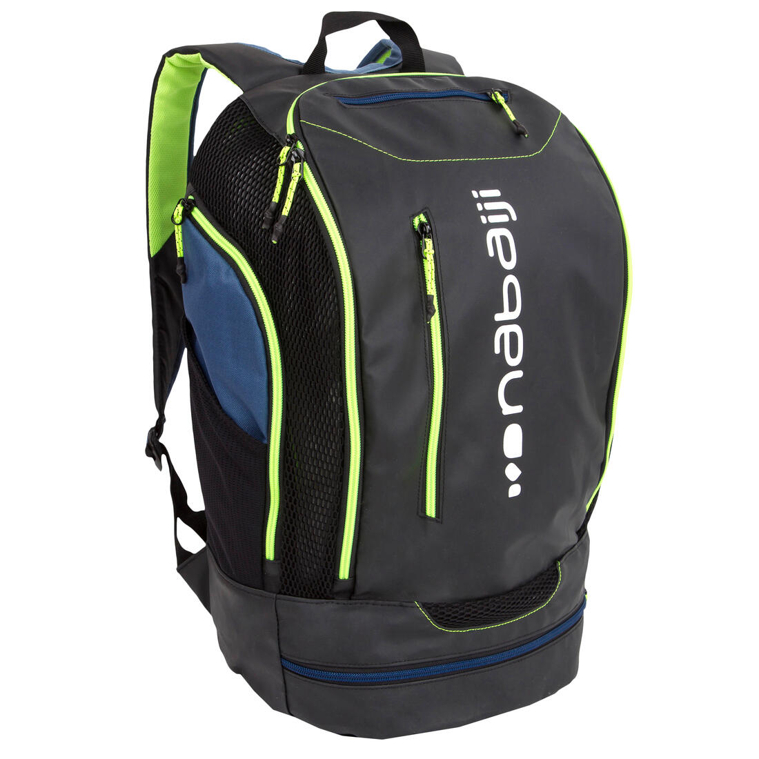 Sac a dos natation 27 litres  900 noir jaune