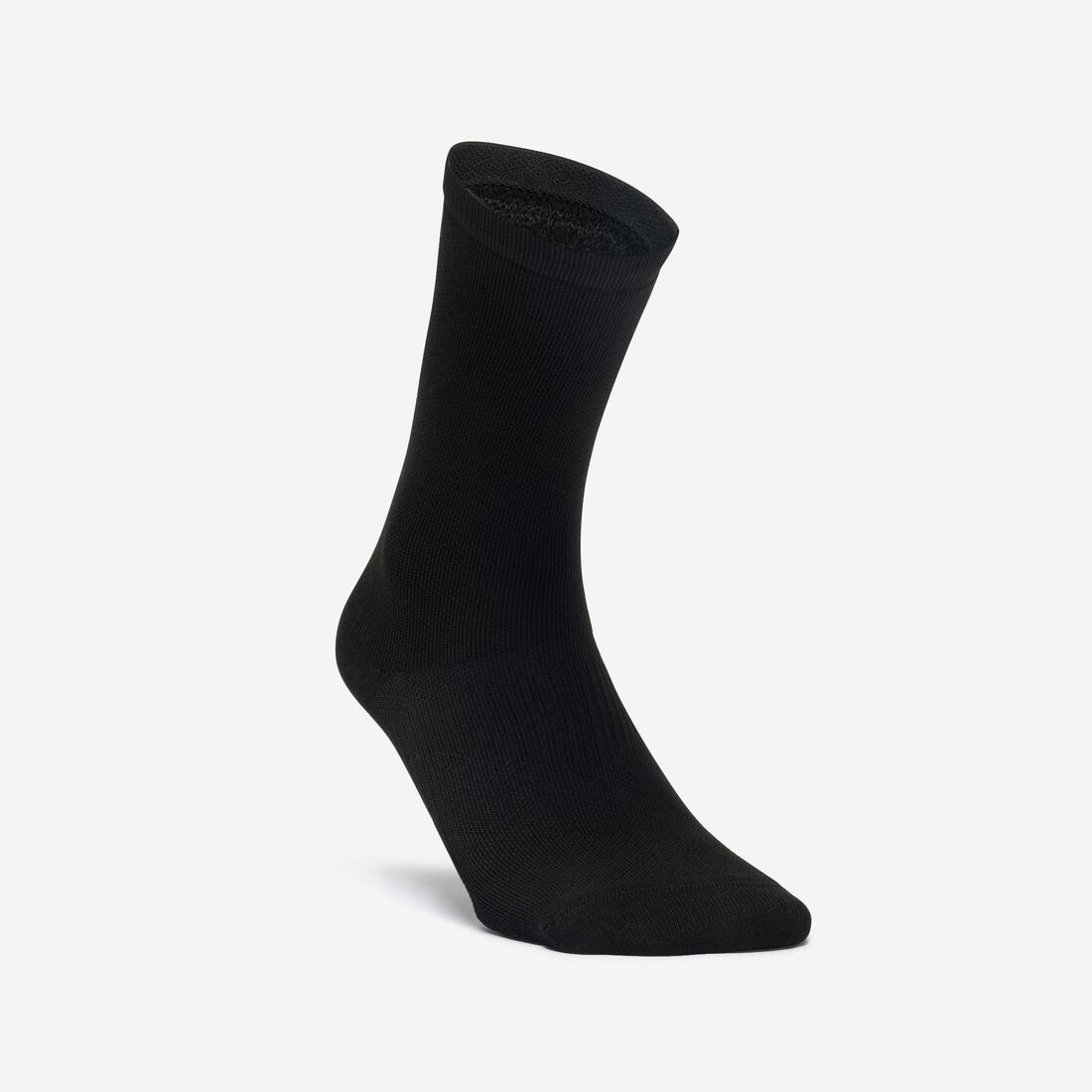Chaussettes mi-hautes de fitness x2, grises et blanches