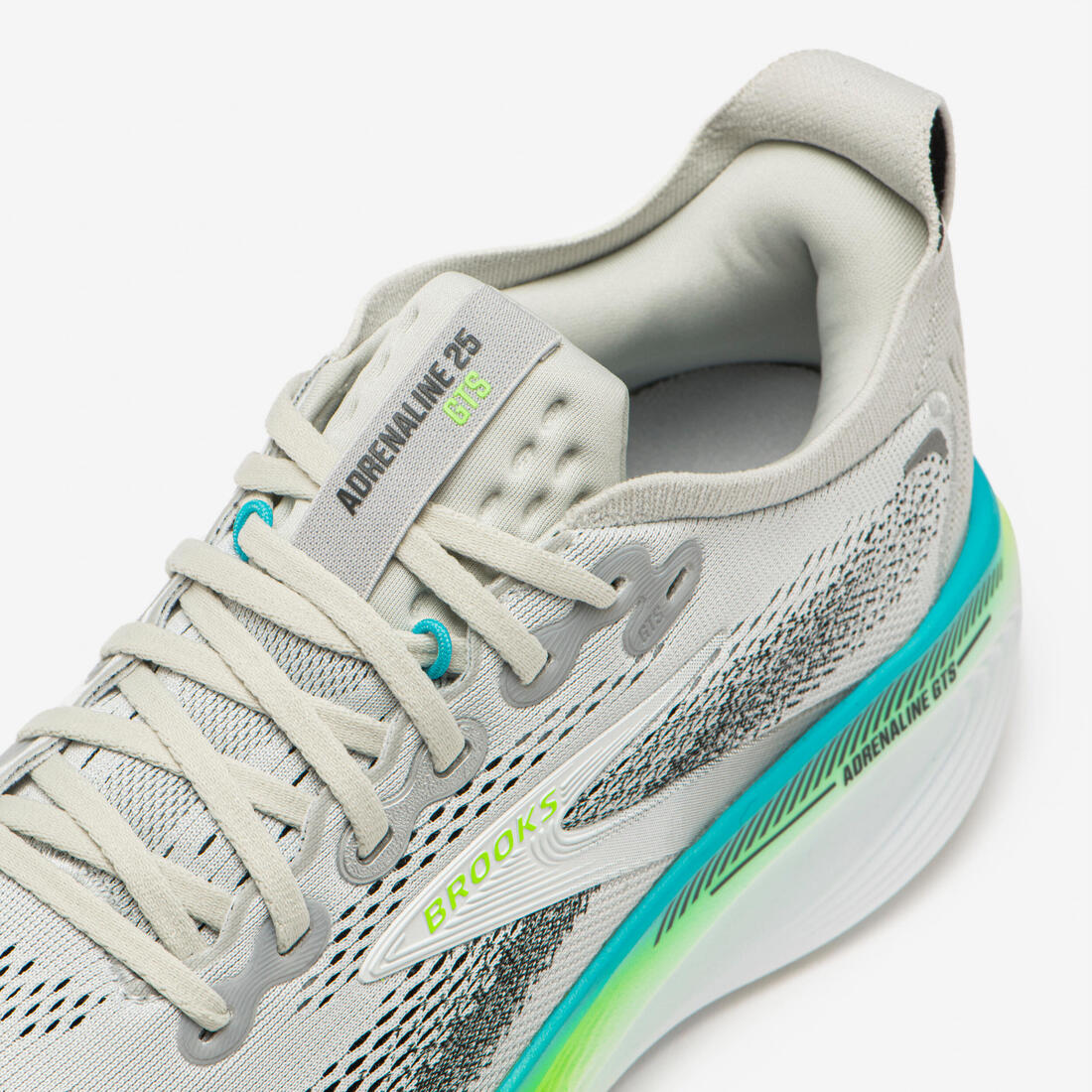 Chaussure de running homme, Brooks Adrénaline GTS 25 gris et