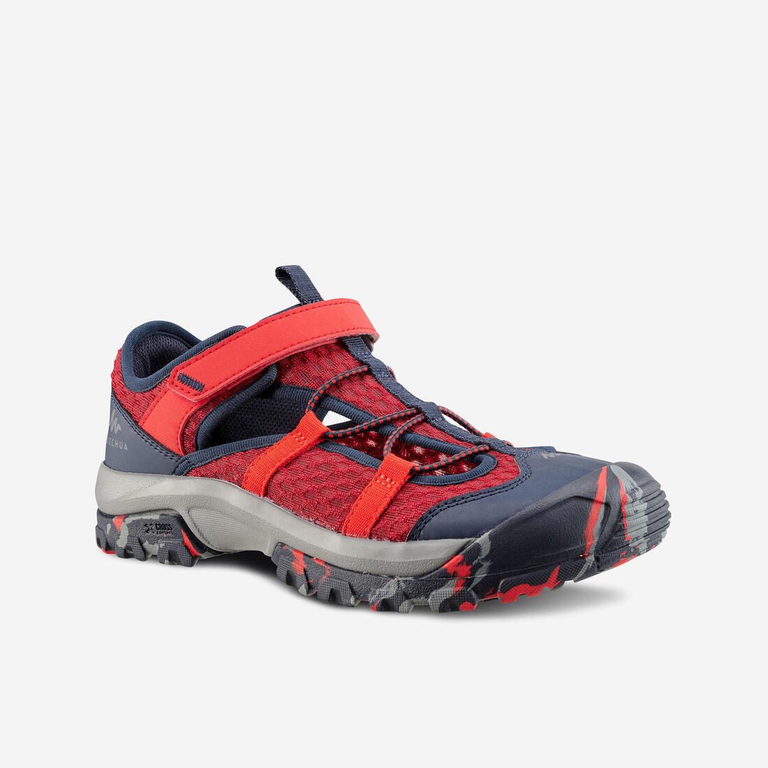 Sandales de randonnée MH150 TW rouges - enfant - 28 AU 39 – rouge écarlate