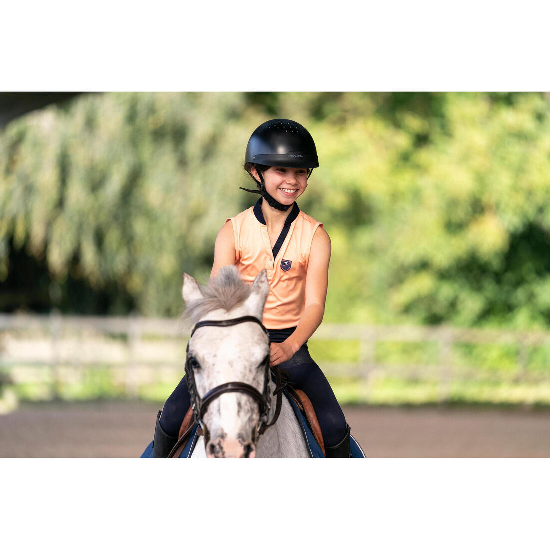 Casque équitation Adulte et Enfant - 100 noir