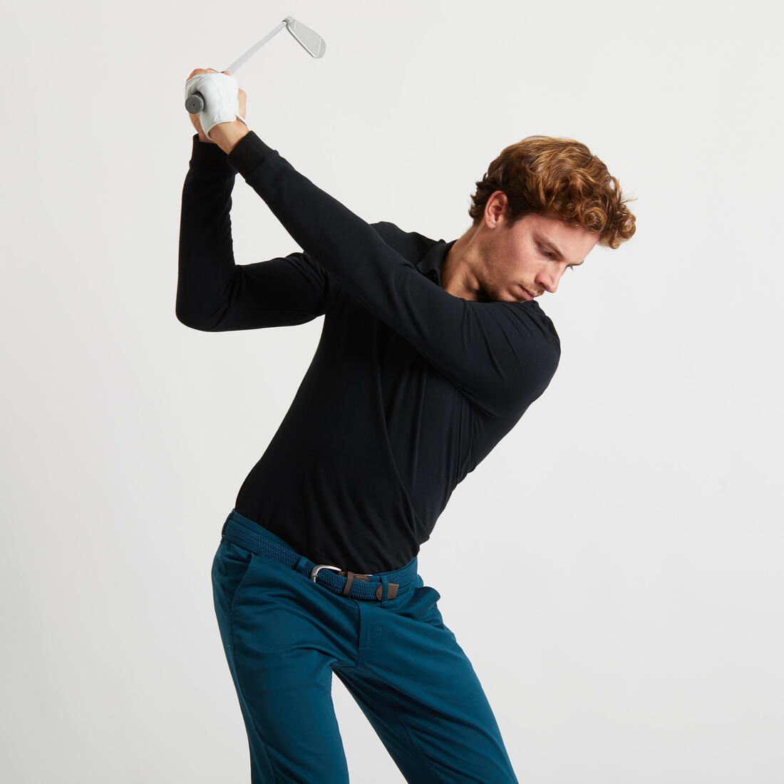 Polo golf manches longues homme -  mw500