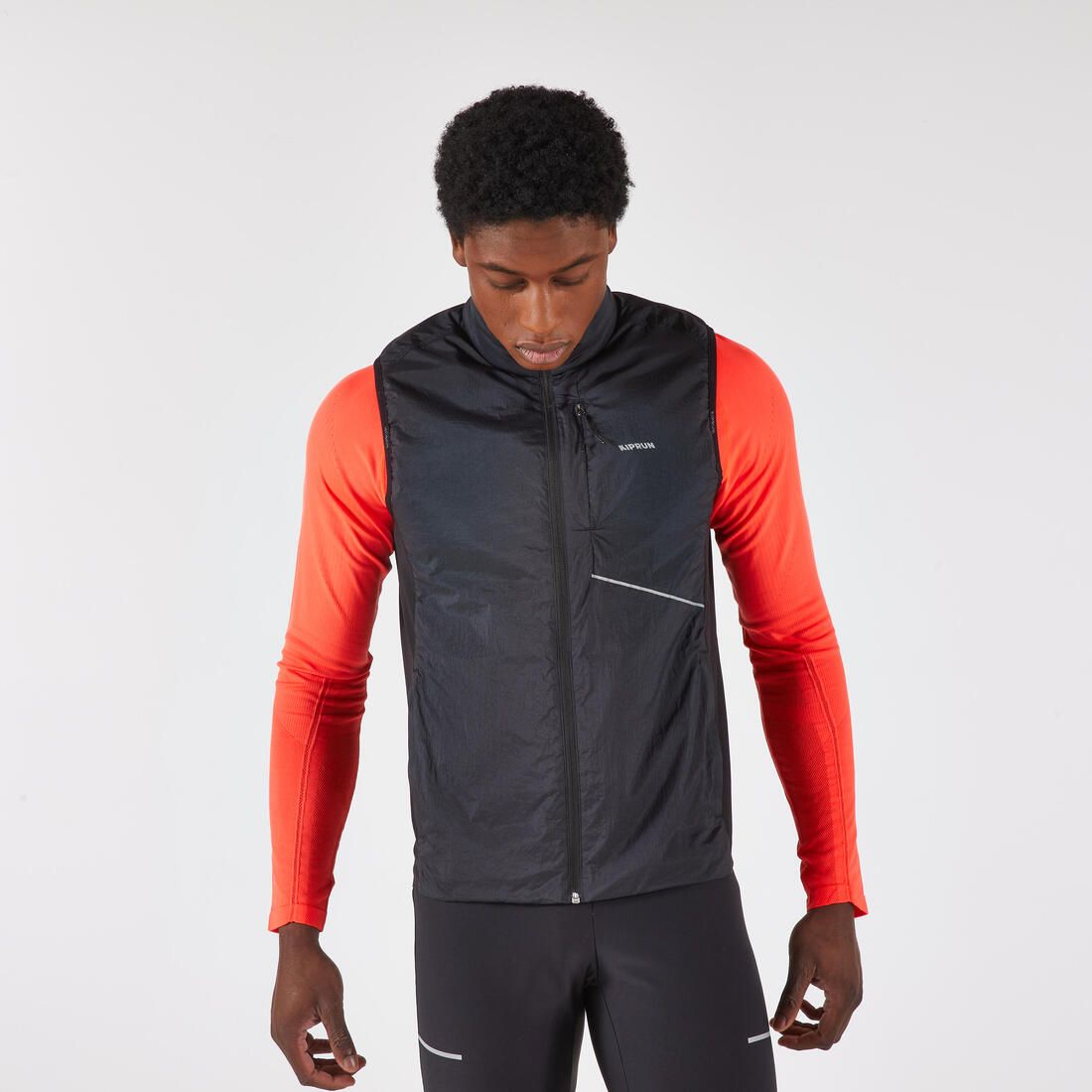 Veste sans manche chaude de running Homme, KIPRUN SL 500 warm
