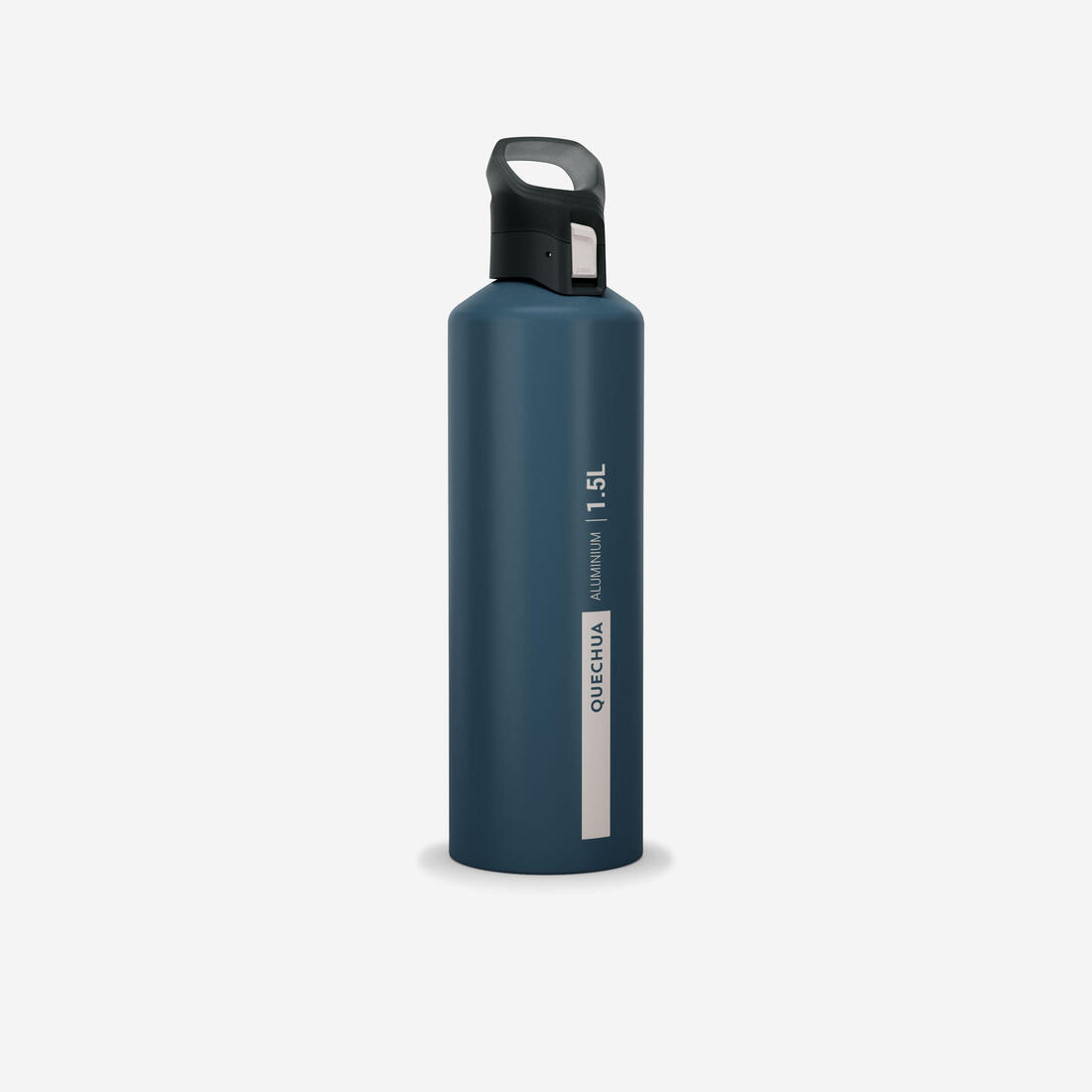 Gourde alu 1,5L avec bouchon instantané, composée à 100% d’alu recyclé