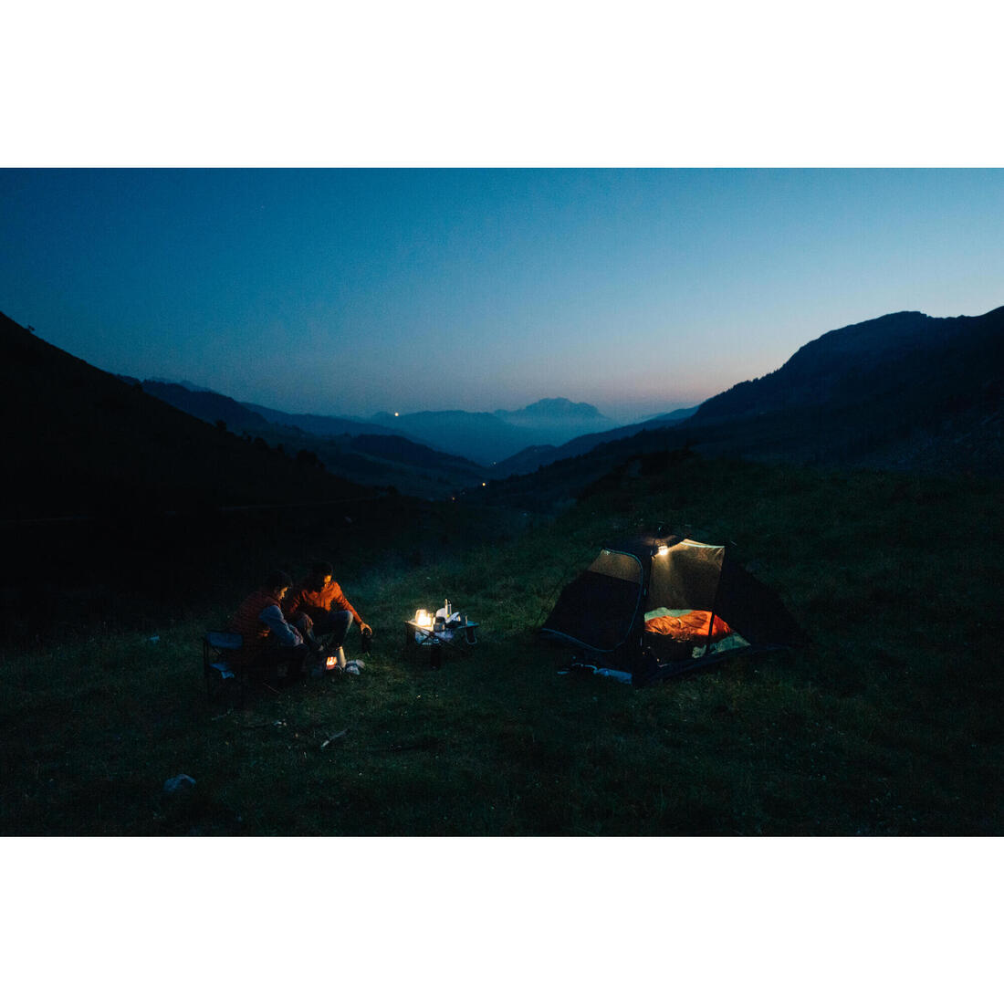 Tente de camping 3 places, MH100 Fresh & Black