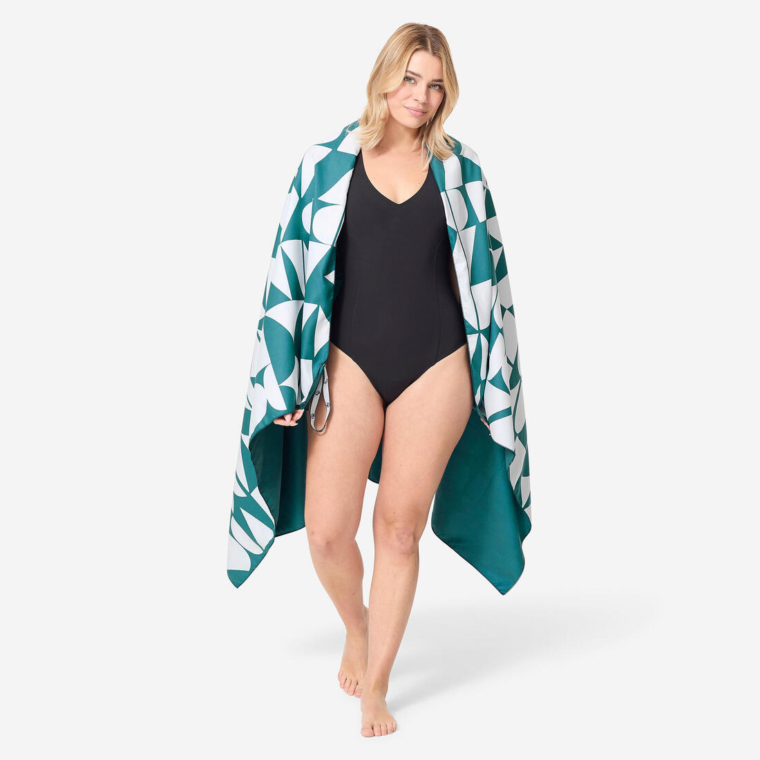 Serviette de bain microfibre imprimé taille xl 110 x 175 cm