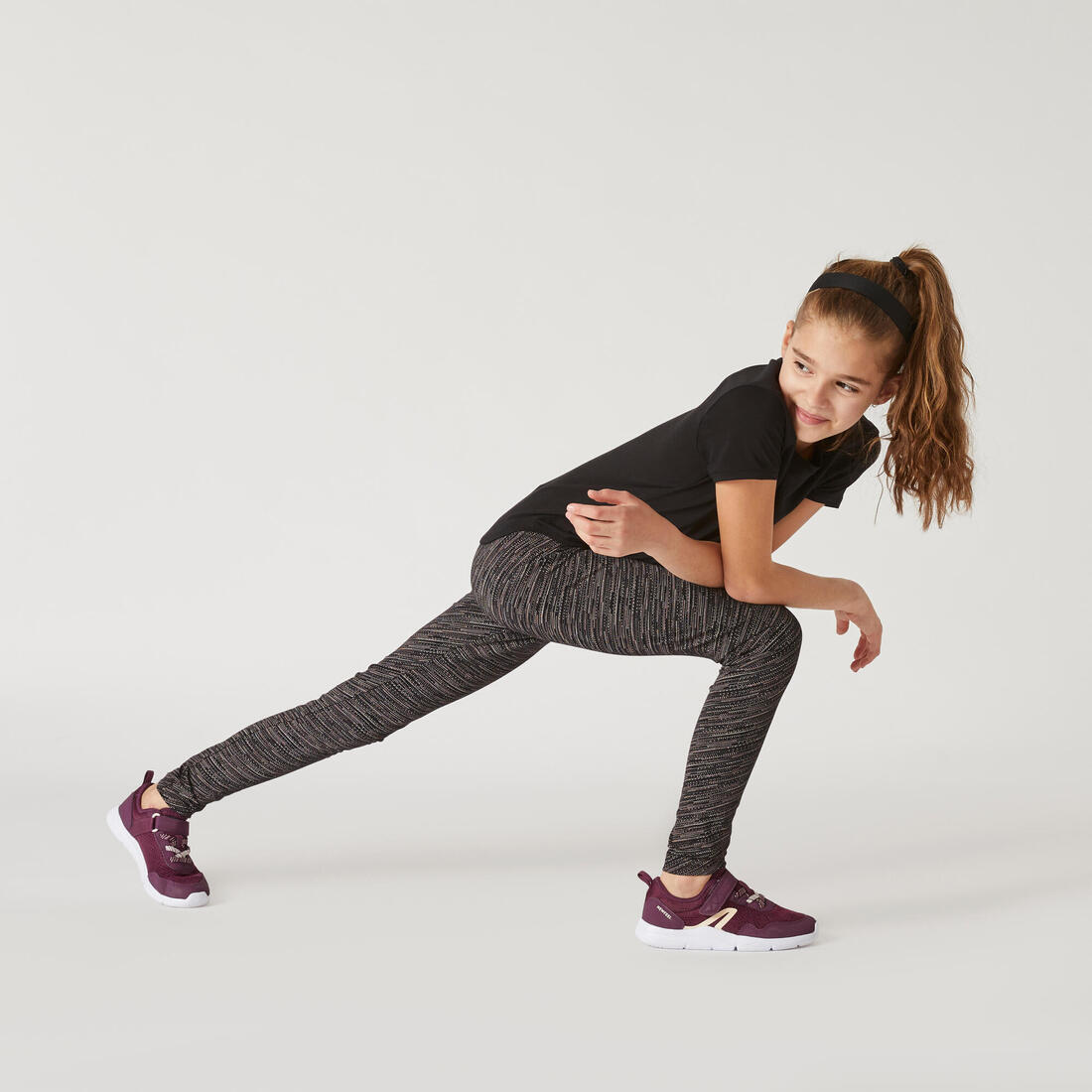 Legging fille coton - 320 imprimé marine