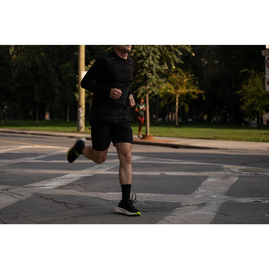 Chaussure de running homme kiprun ks500 2 noir jaune