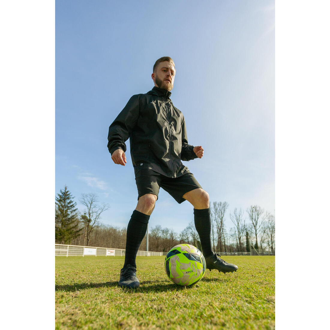 Coupe-pluie de football viralto club noir
