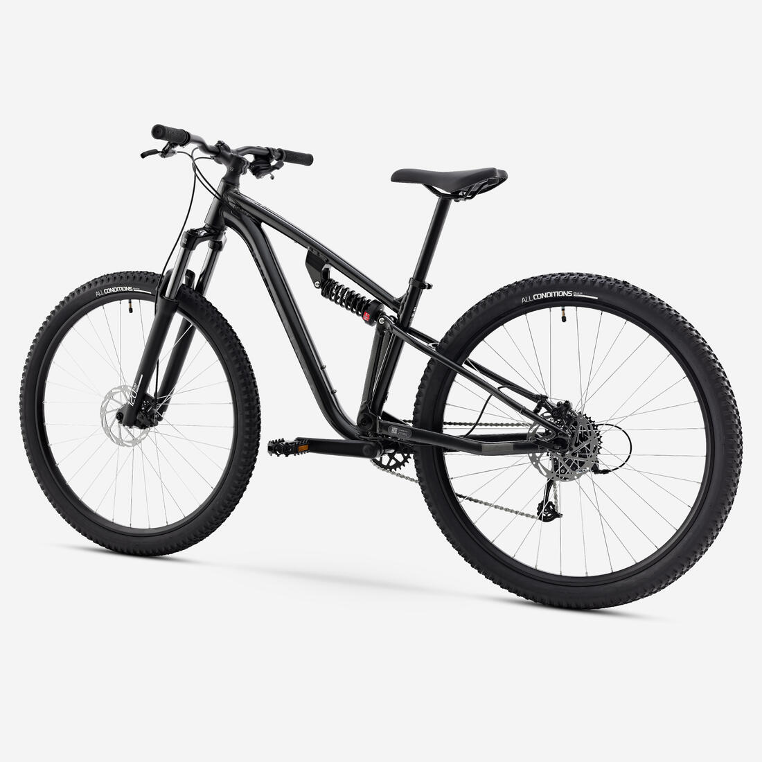 Vélo VTT randonnée tout suspendu 29" cadre aluminium, EXPL 100 S