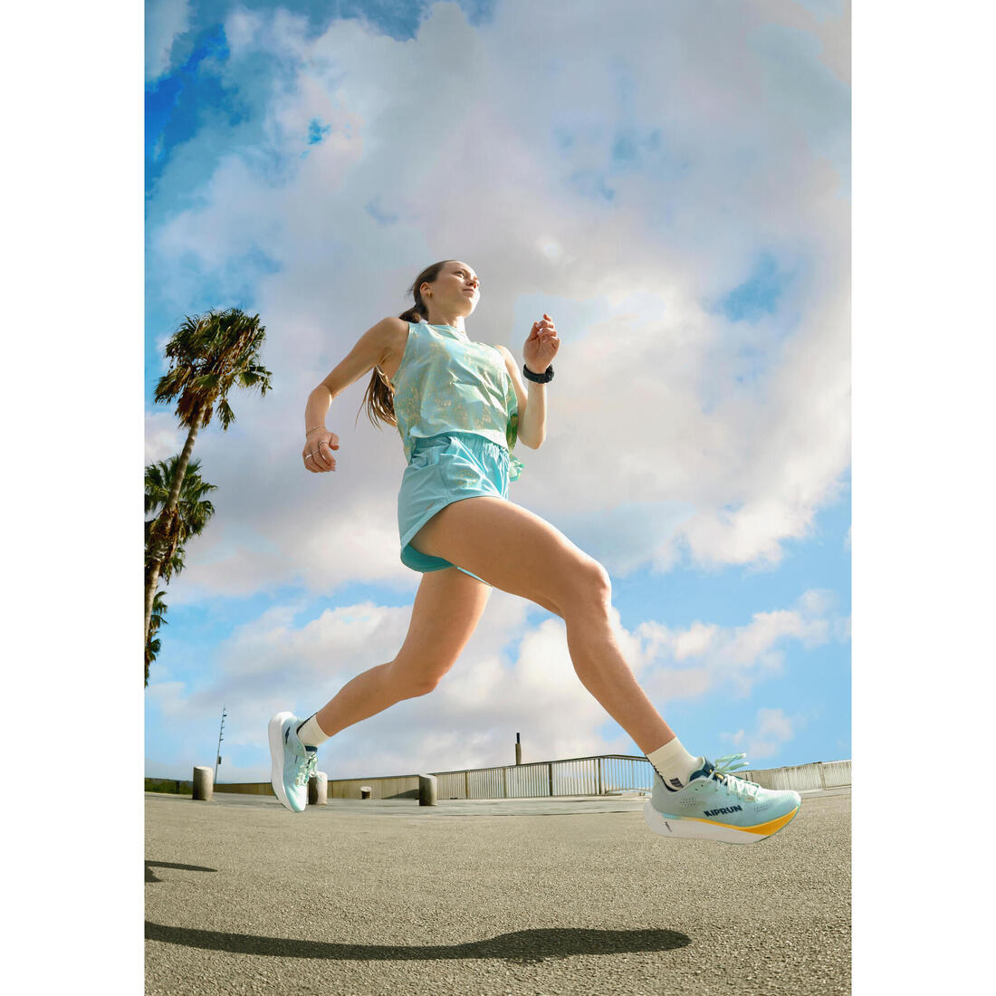 Chaussures running route femme, Kiprun Kipride