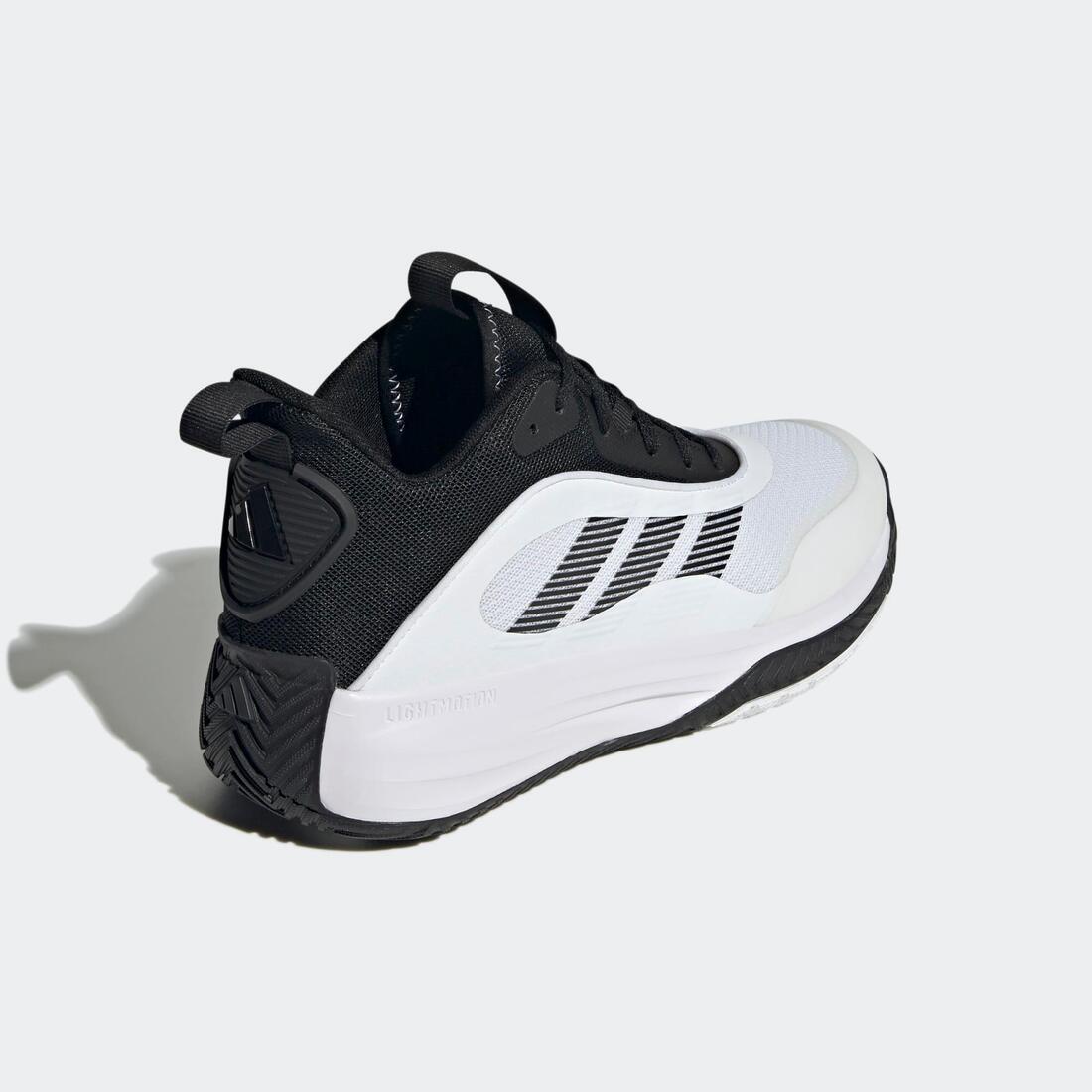 Chaussure de basketball Adulte - Adidas Own The Game 3.0 blanc noir