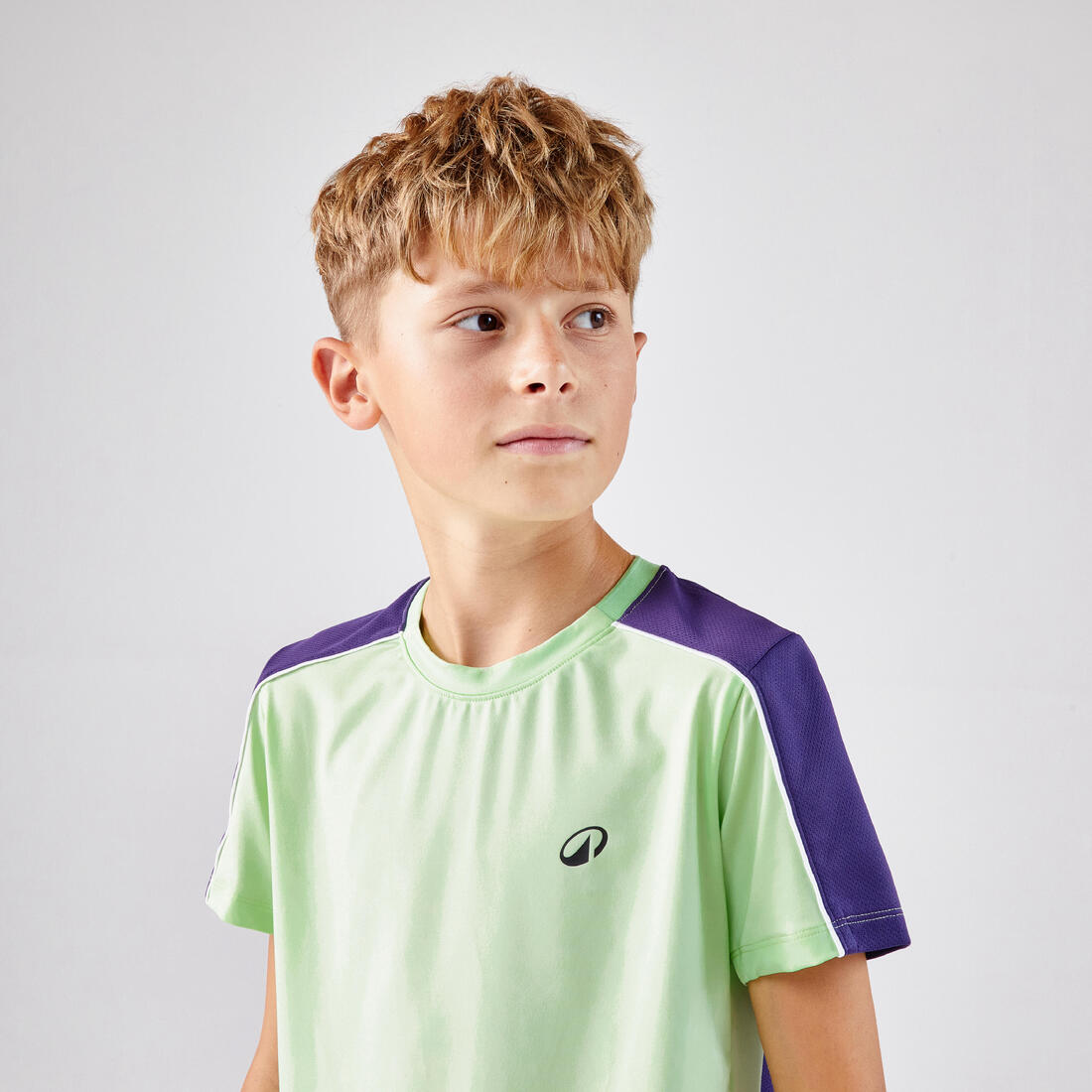 T-shirt de tennis Junior col rond - TTS DRY JR
