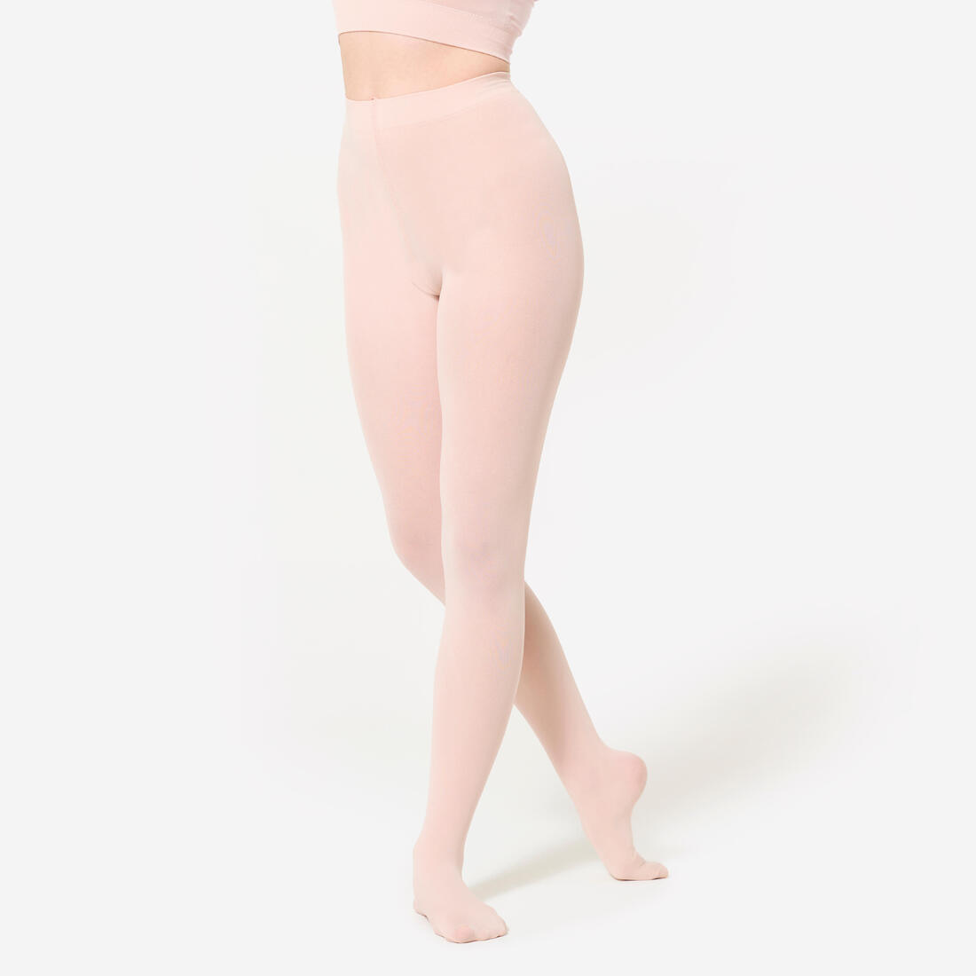 Collants de danse classique avec pieds Femme - Rose