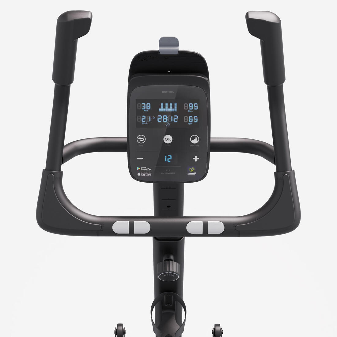 Vélo d'appartement connecté ultra confort et auto-alimenté - eb900 b